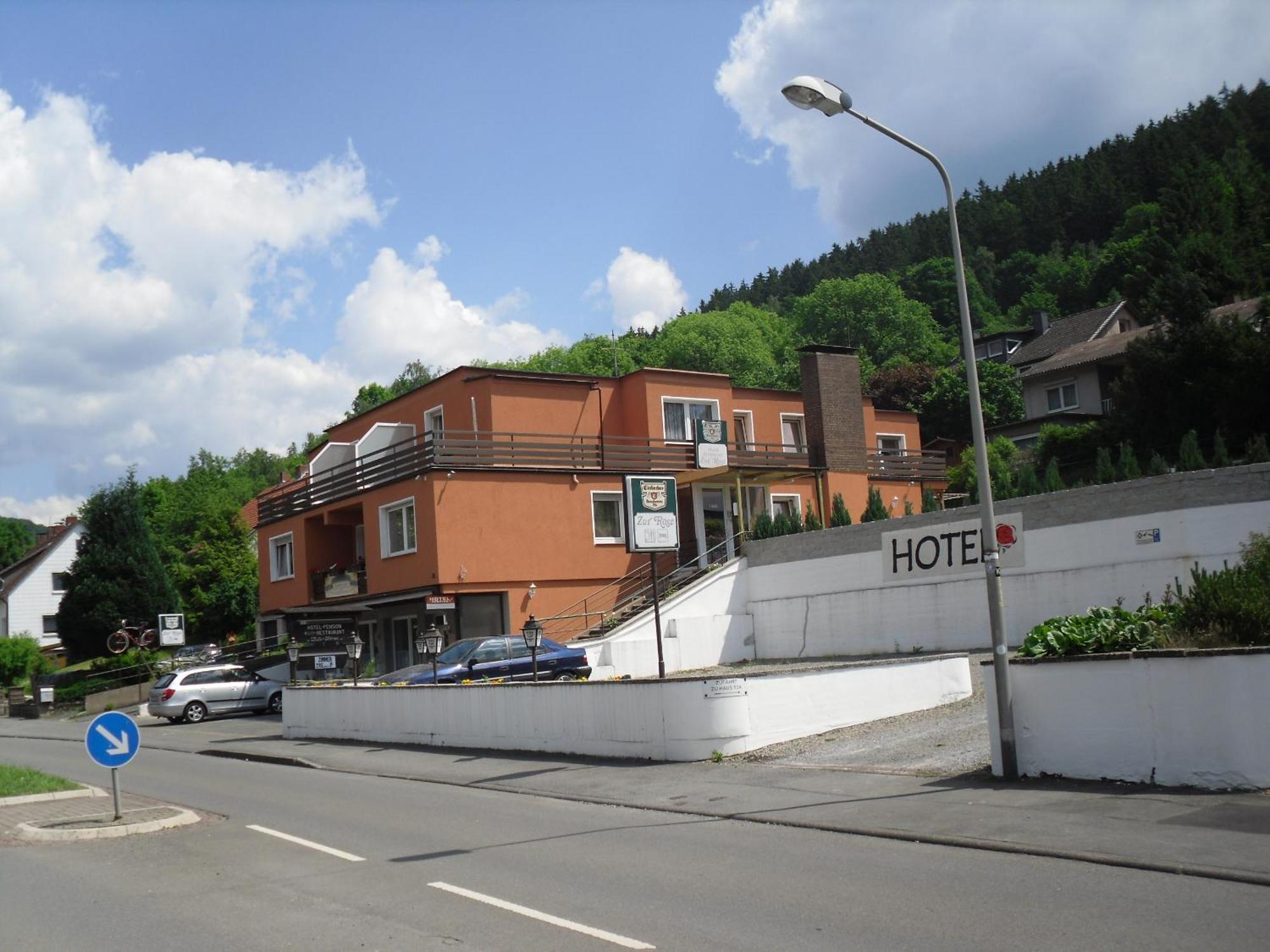 Hotel Zur Rose Bad Karlshafen Eksteriør billede